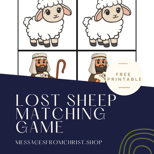 Discover the Lost Sheep Parable with a Fun Memory Game for Kids!