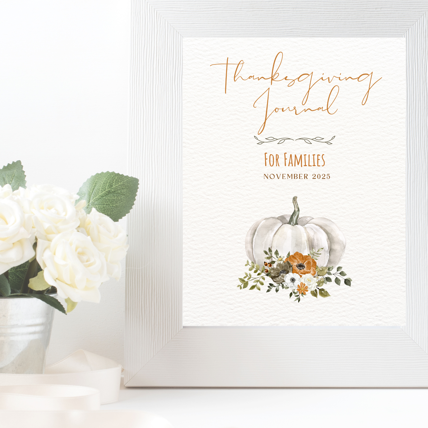 Family Thanksgiving Journal 2025: Embrace Gratitude and Create Lasting Memories | Thanksgiving Activities for Kids