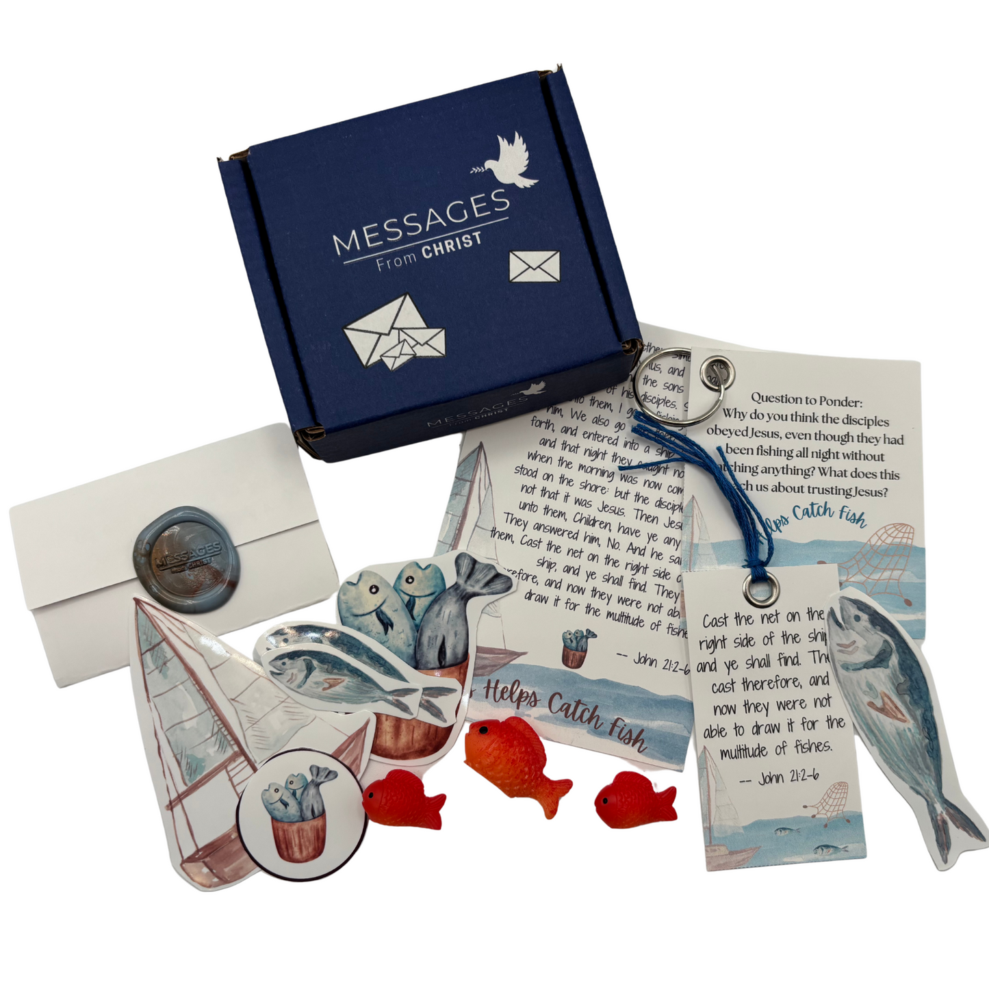 Mini - Jesus Helps Catch Fish (Past Box)