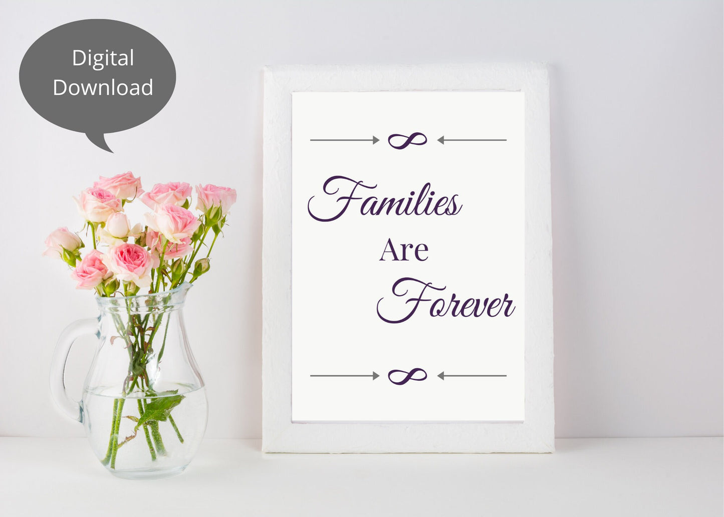 Families Are Forever Printable | LDS Home Decor | Inspirational LDS Sayings