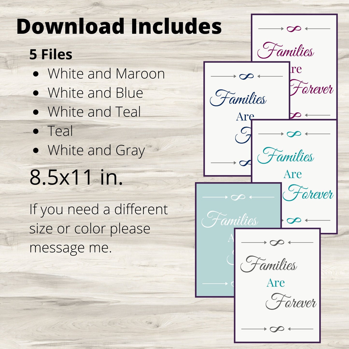 Families Are Forever Printable | LDS Home Decor | Inspirational LDS Sayings