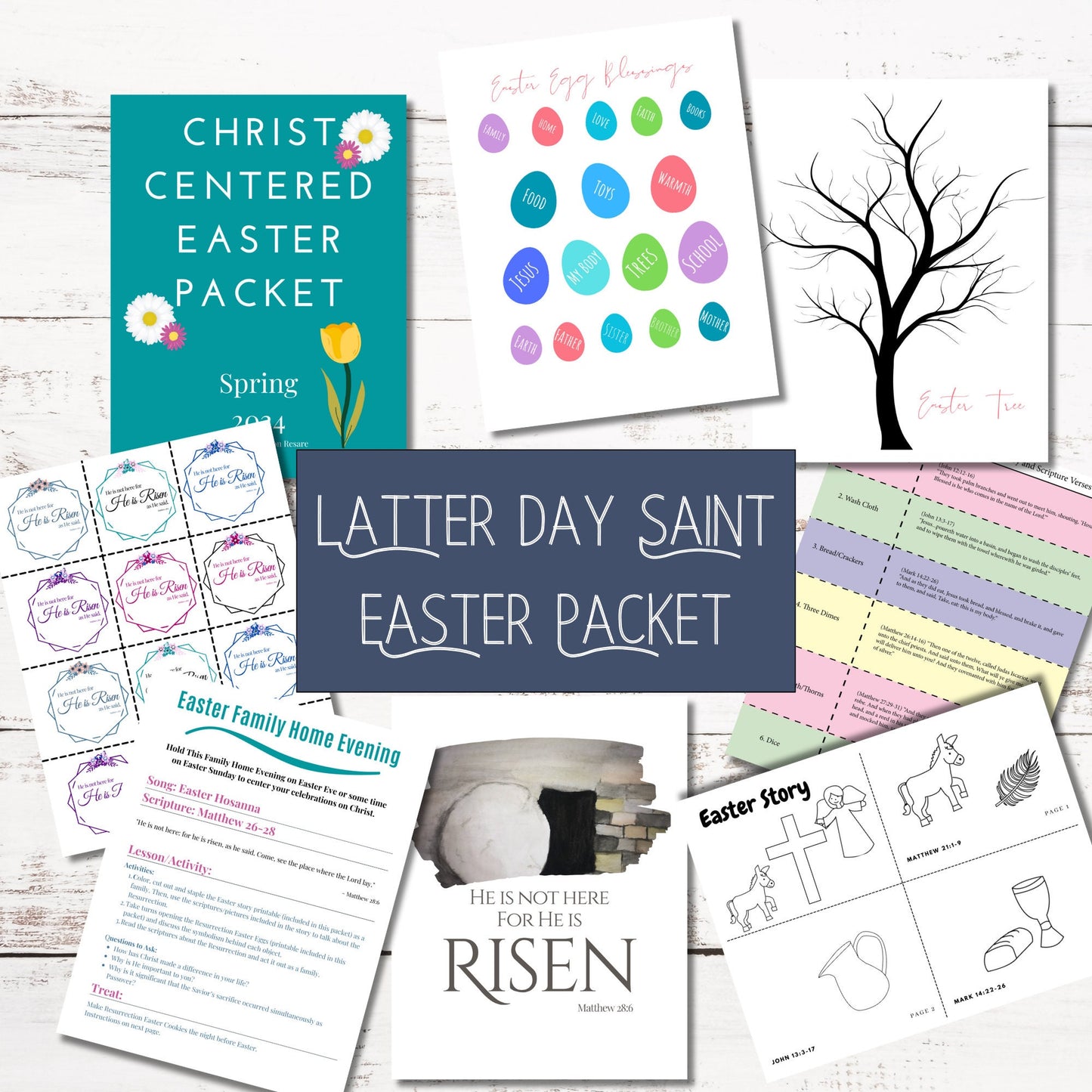 Easter Activity Packet 2024: Fun Easter Home Decor, Coloring Pages, and More for Family Holidays