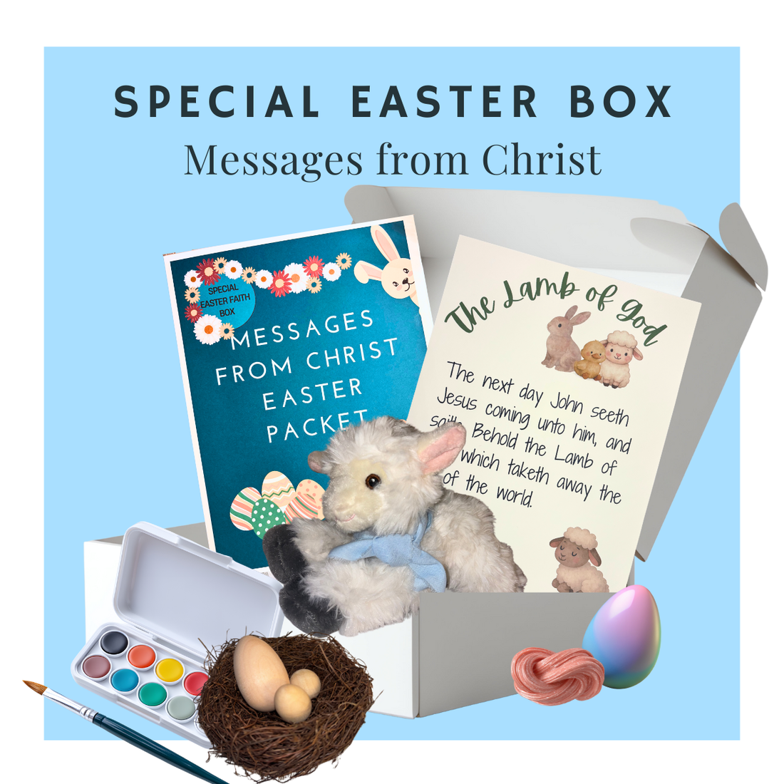 Celebrating Easter with Hope: Introducing the Messages from Christ Easter Box ✝️🌷