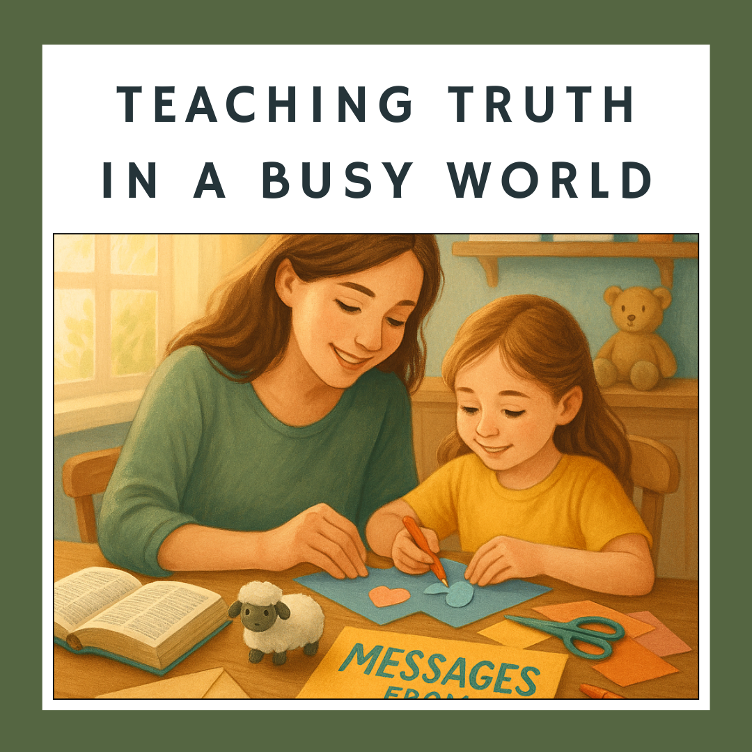💛 Teaching Truth in a Busy World: Why Faith Moments at Home Matter