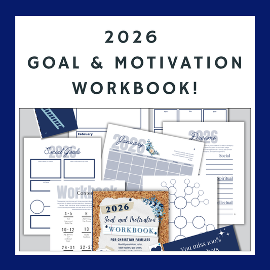 🌟 Set Your Intentions for the New Year with Our 2026 Goal Planner & Motivation Workbook 🌟