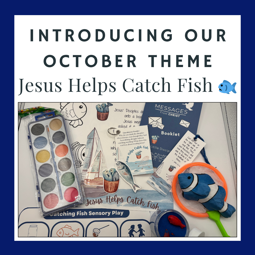 🐟 Introducing Our October Theme: Jesus Helps Catch Fish 🐟