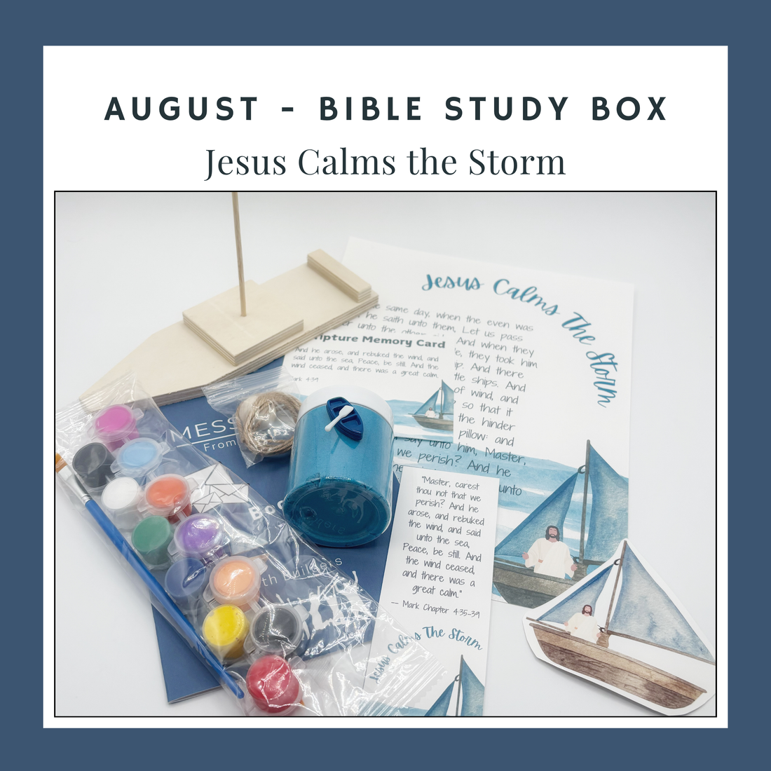 August Theme Reveal: Jesus Calms the Storm