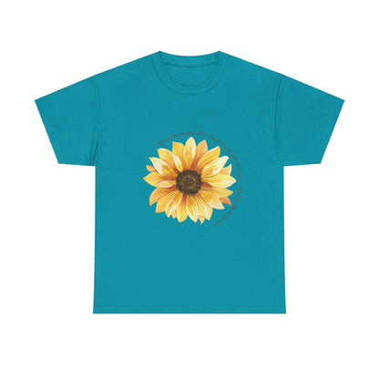 Homeschool Mom - T-Shirt | Sunflower | The Education of a Child is a Work of Love