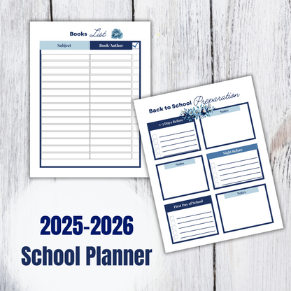 Homeschool Planner 2025-2026
