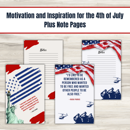 4th of July Inspiring Quotes for Liberty and Justice for All