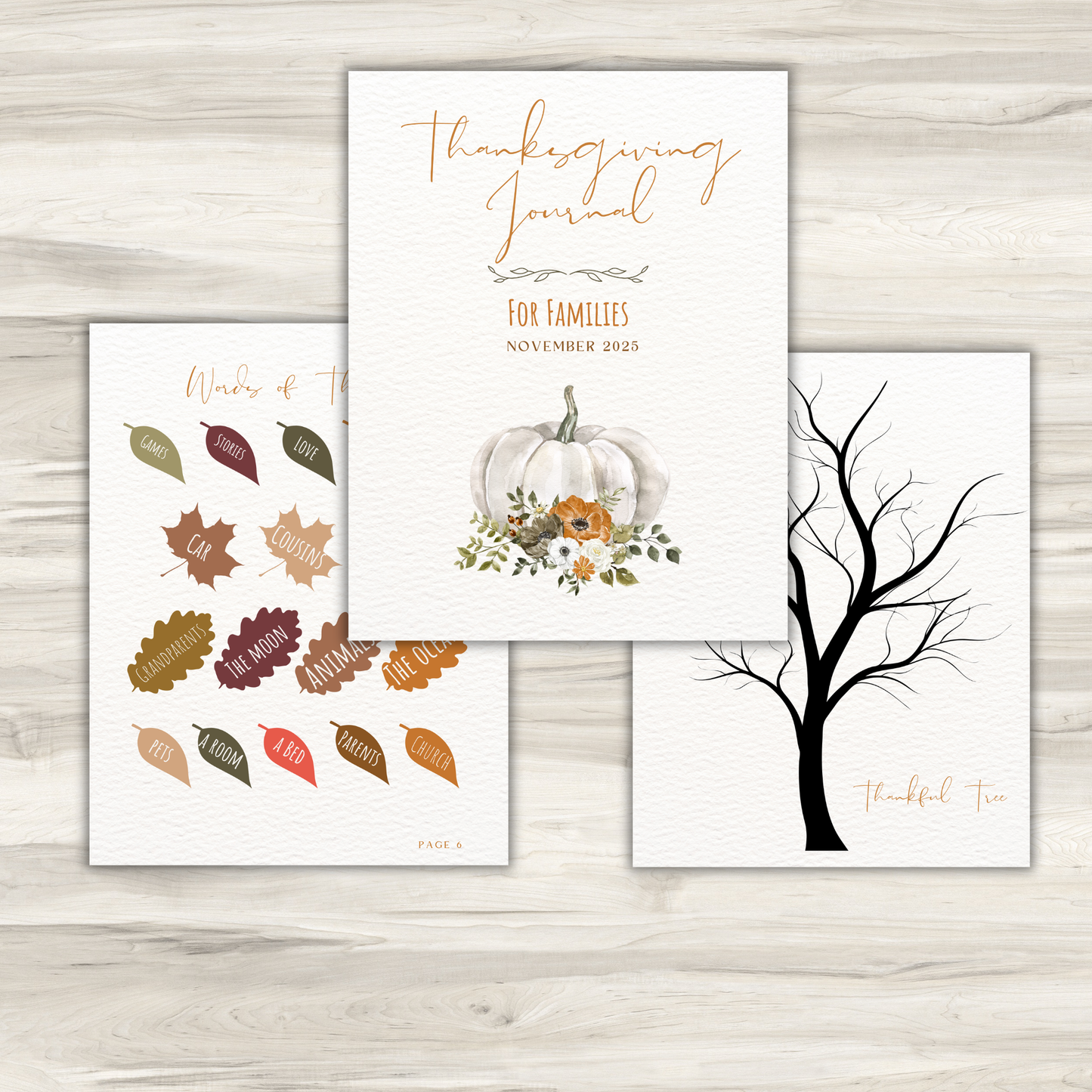 Family Thanksgiving Journal 2025: Embrace Gratitude and Create Lasting Memories | Thanksgiving Activities for Kids