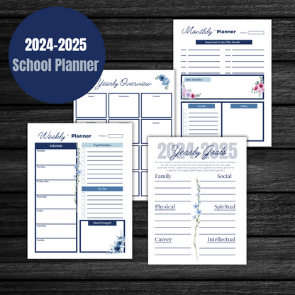 Back to School Planner 2024-2025