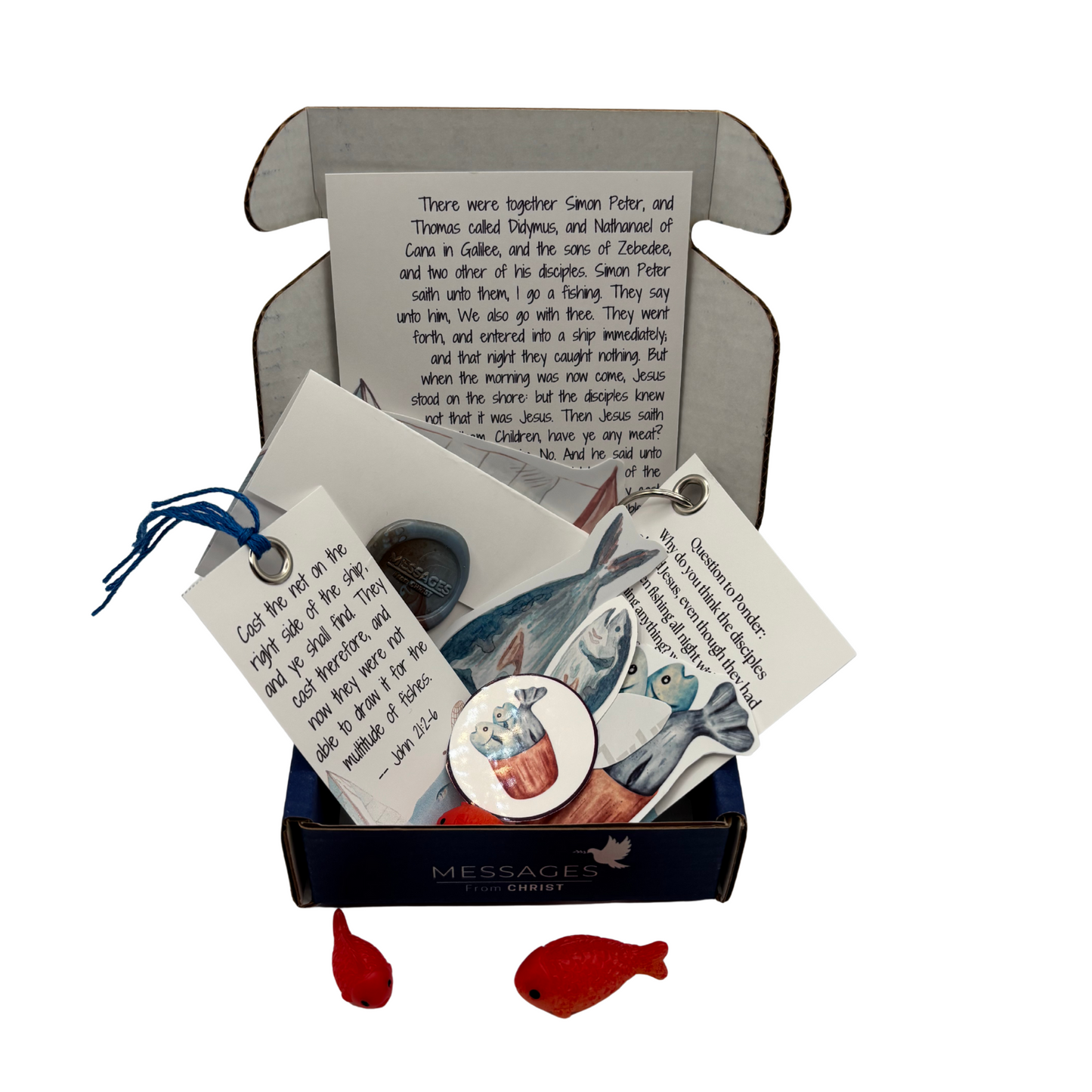 Mini - Jesus Helps Catch Fish (Past Box)