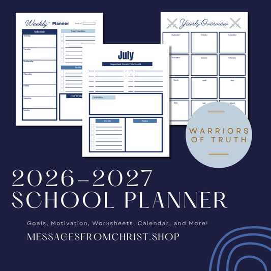 2026-2027 Back-To-School Planner