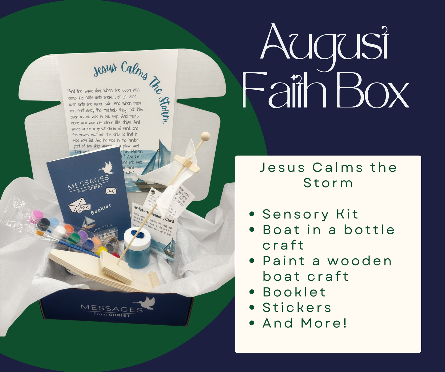 Jesus Calms the Storm - Subscription Box