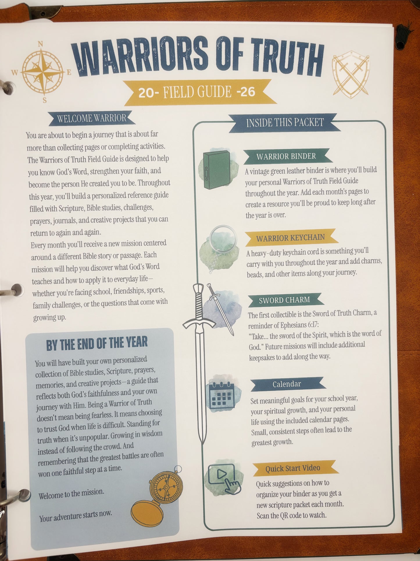 Warriors of Truth | 2026–2027 Bible Study Journey