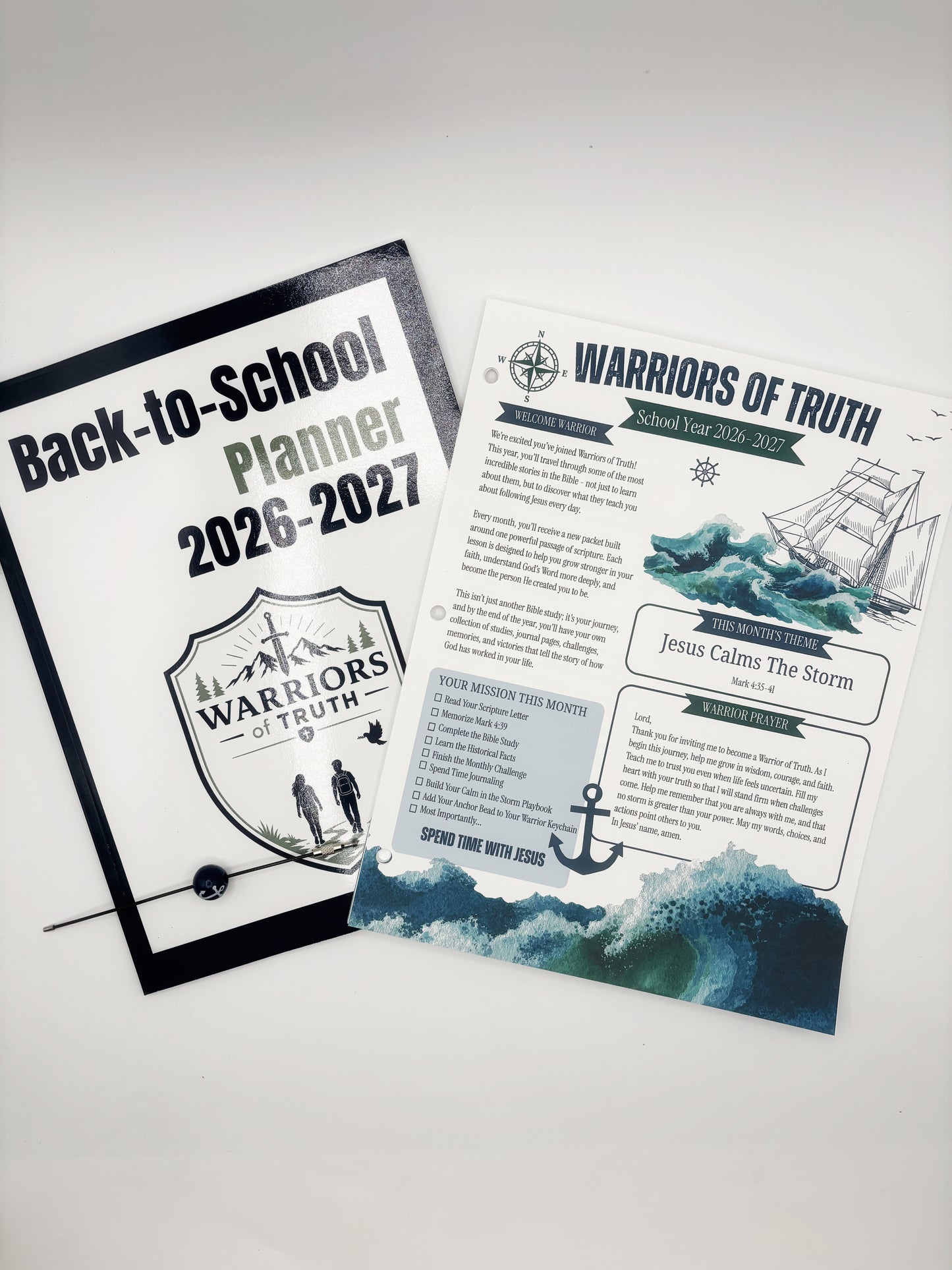 Jesus Calms the Storm | Warriors of Truth Bible Study Packet