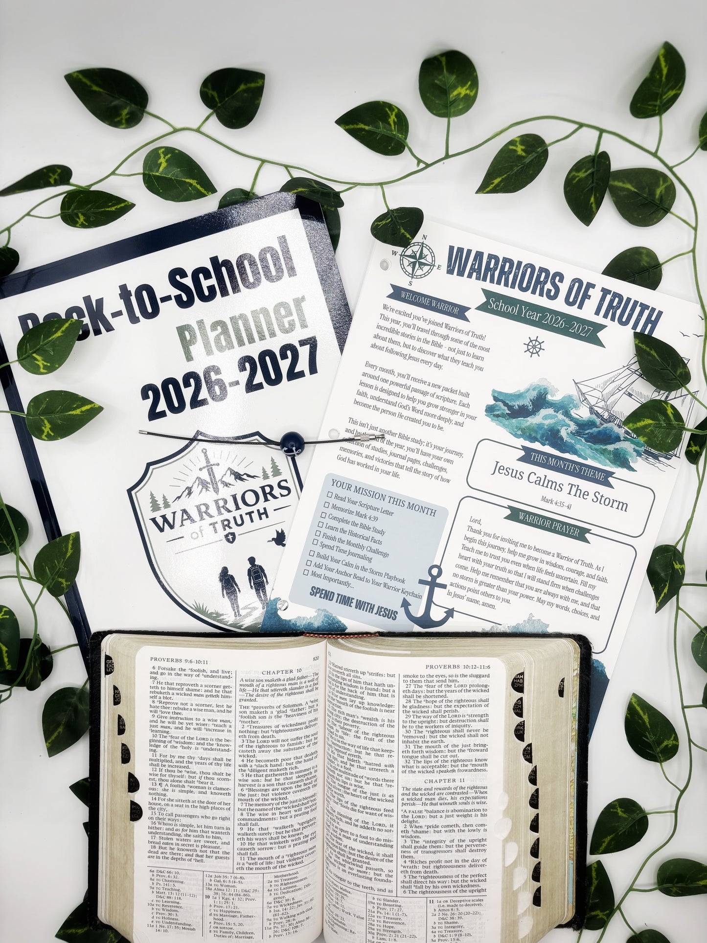 Jesus Calms the Storm | Warriors of Truth Bible Study Packet