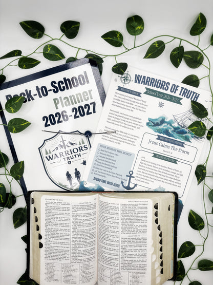 Jesus Calms the Storm | Warriors of Truth Bible Study Packet