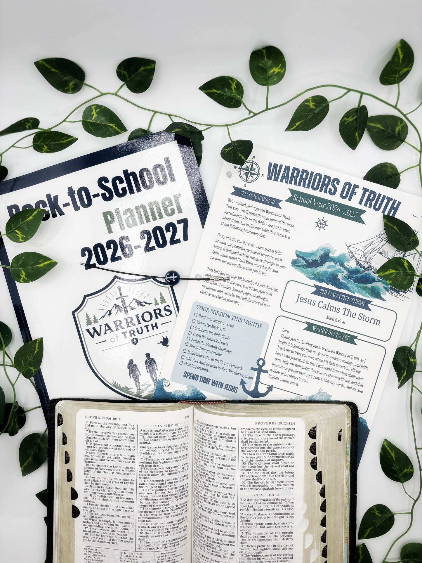 Jesus Calms the Storm | Warriors of Truth Bible Study Packet