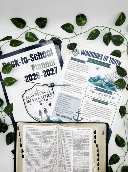 Jesus Calms the Storm | Warriors of Truth Bible Study Packet