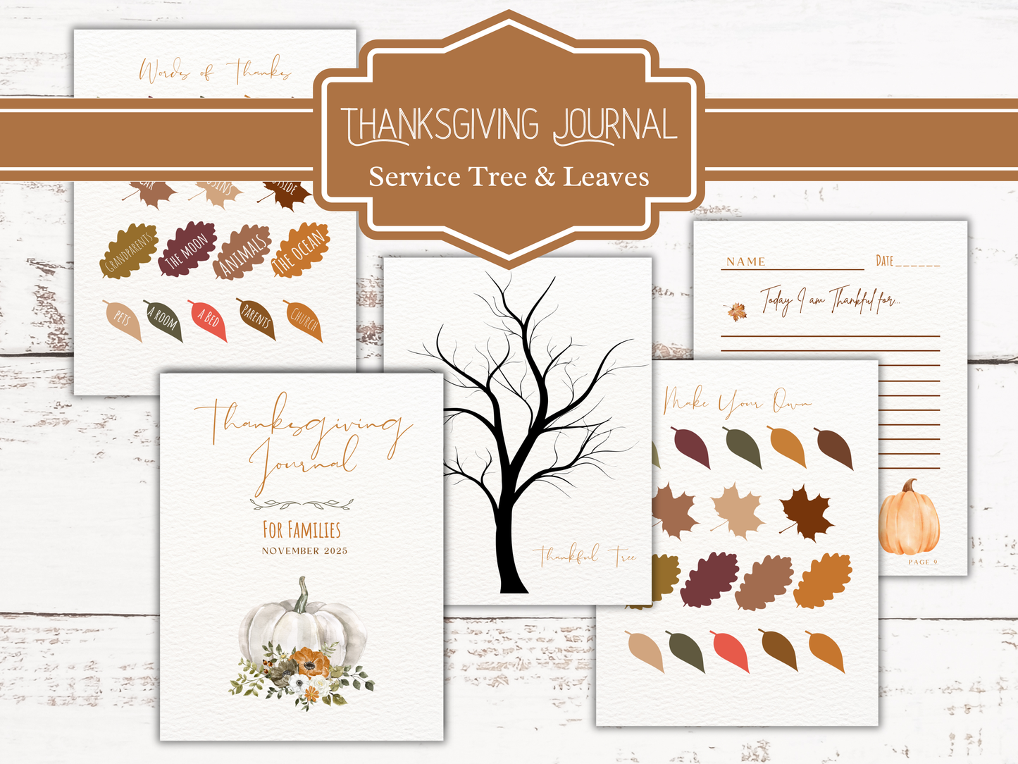 Family Thanksgiving Journal 2025: Embrace Gratitude and Create Lasting Memories | Thanksgiving Activities for Kids