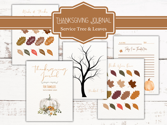 Family Thanksgiving Journal 2025: Embrace Gratitude and Create Lasting Memories | Thanksgiving Activities for Kids