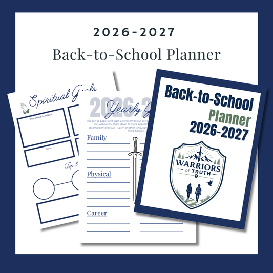 2026-2027 Back-To-School Planner