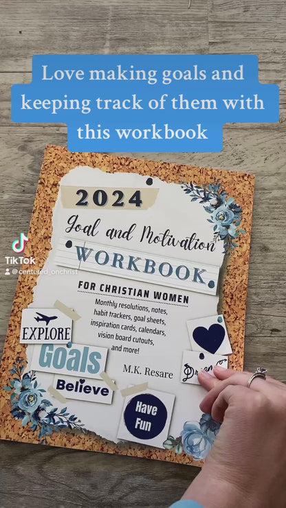 2024 Goal and Motivation Workbook for Christian Women - Soft Cover