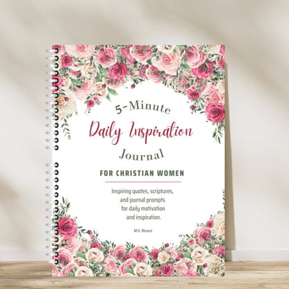 Daily Inspiration Journal for Christian Women | 5-Minute Devotional & Reflections